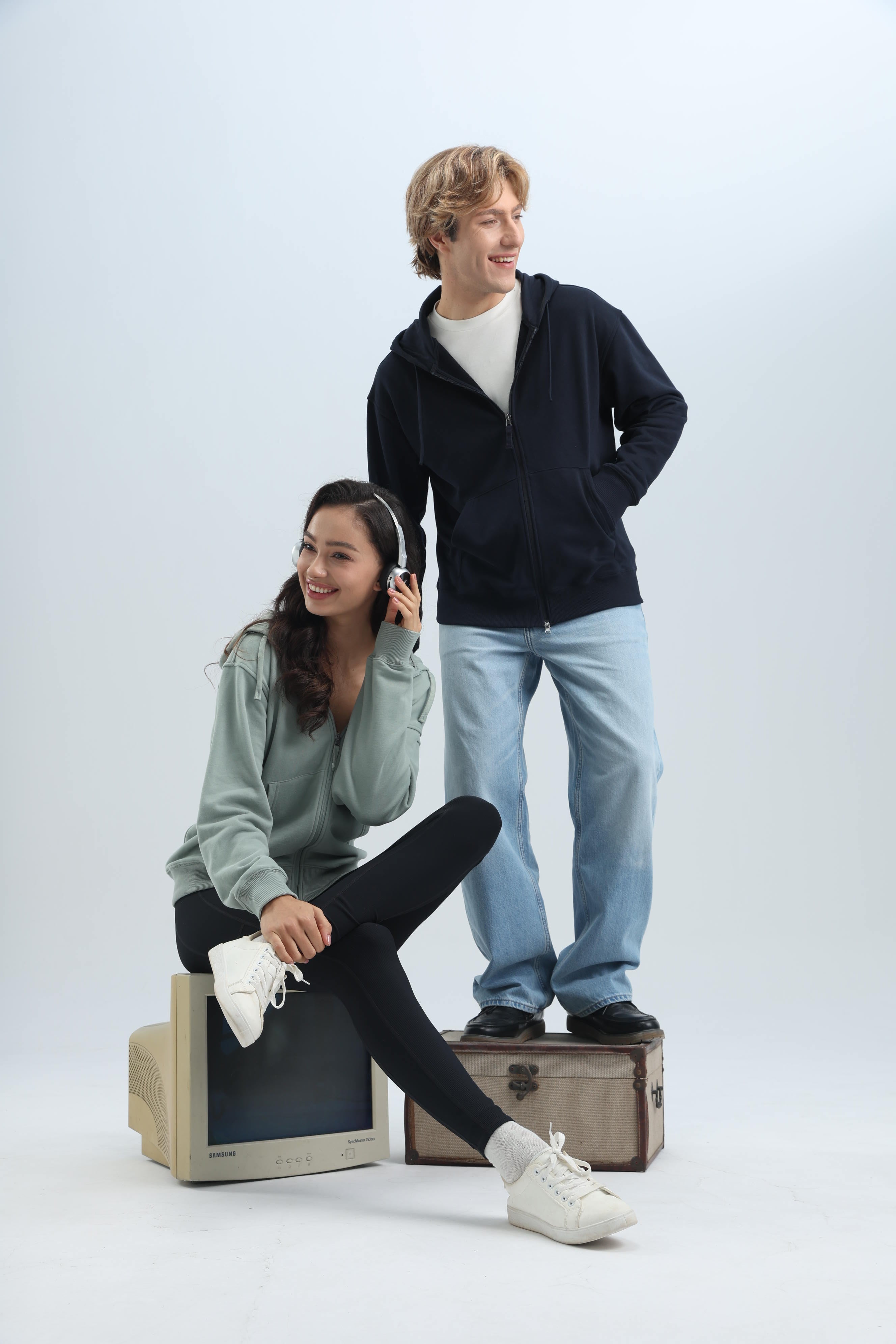 Unisex Zip-Up Hoodies